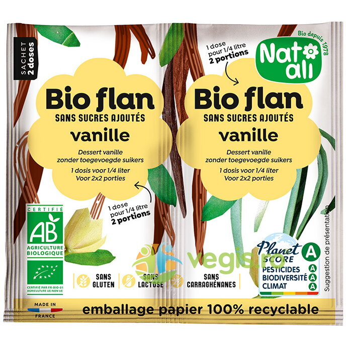 Oferte la Budinca de Vanilie Ecologica/Bio 2x4.5g