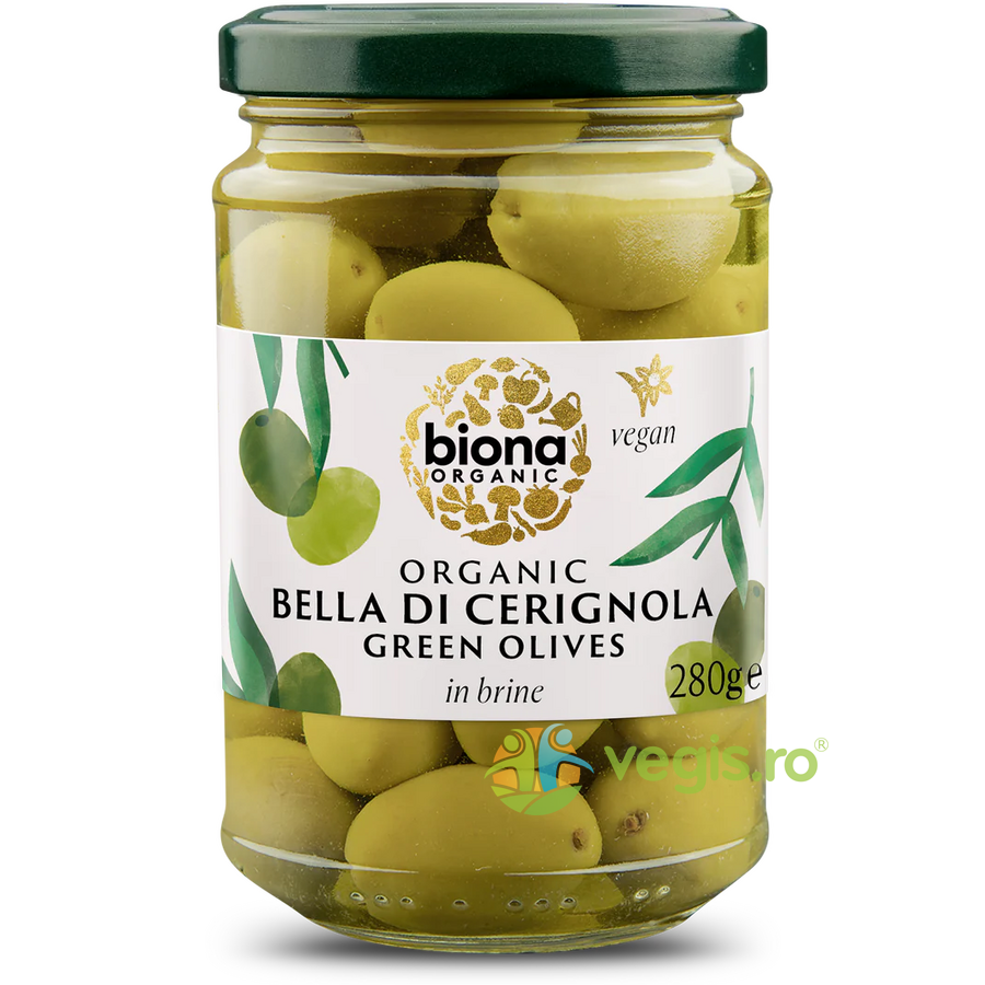 Oferte la Masline Verzi Bella di Cerignola in Saramura Ecologice/Bio 280g