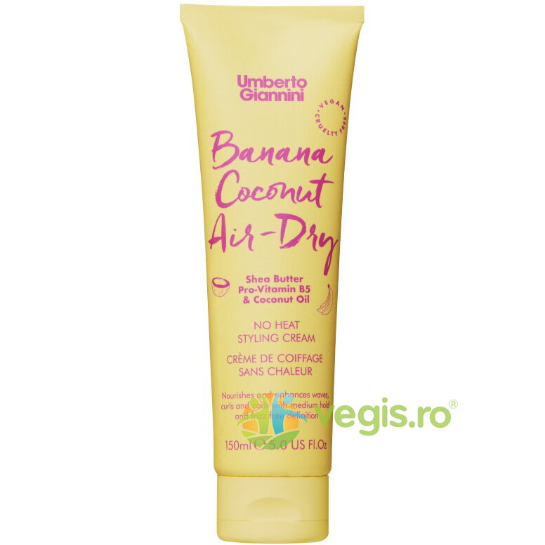 Oferte la Crema Styling pentru Parul Cret fara Caldura Sustinere Medie Banana Coconut Air-Dry 150ml