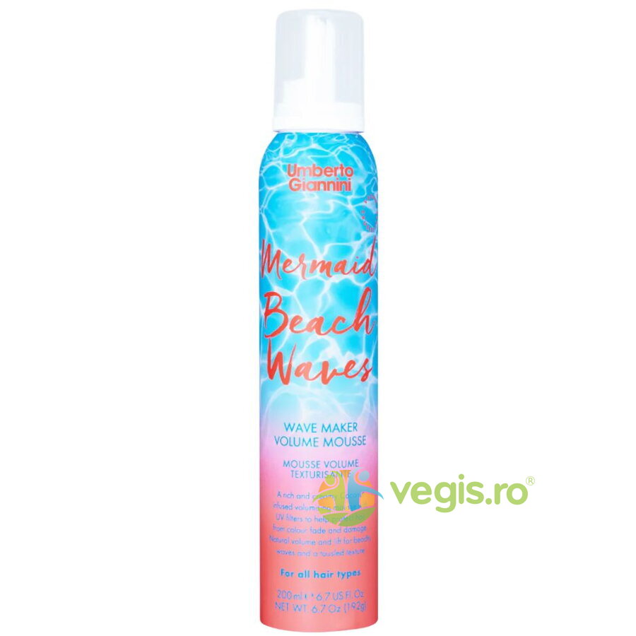 Oferte la Spuma pentru Volum si Texturarea Parului cu Filtru UV Mermaid Beach Waves 200ml