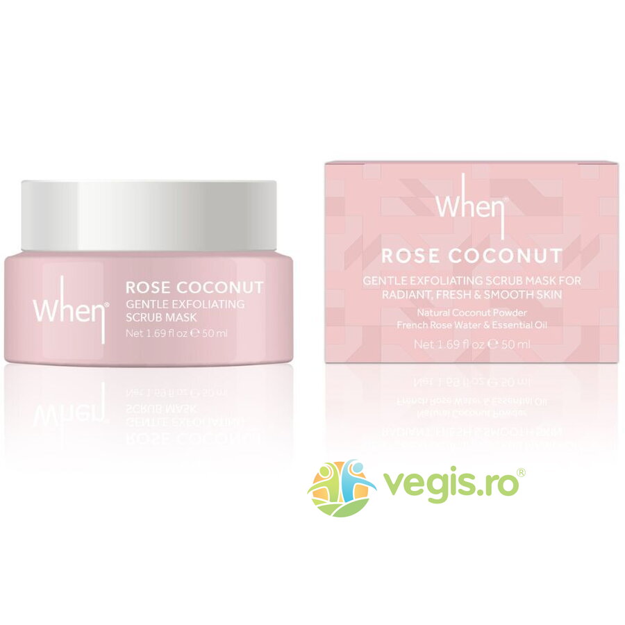 Oferte la Masca Exfolianta Delicata pentru Ten Radiant Rose Coconut 50ml