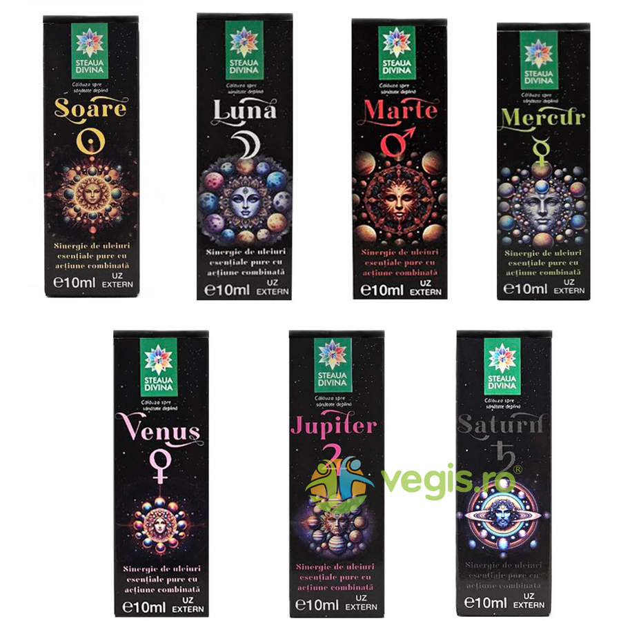 Oferte la Pachet 7 Uleiuri Esentiale (Sinergii Planetare)