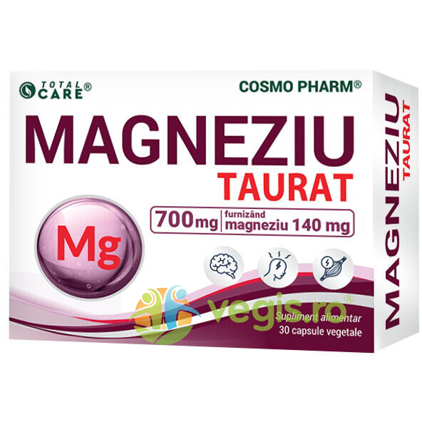 Oferte la Magneziu Taurat 30cps vegetale