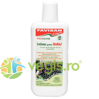 Oferte la Lotiune pentru Masaj cu Suc de Soc si Menta FaviDerm 125ml