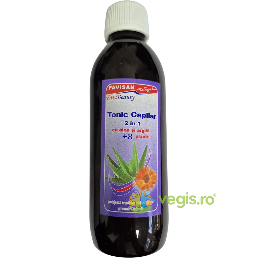 Oferte la Tonic Capilar Impotriva Caderii Parului cu Aloe si Argila 2in1 FaviBeauty 250ml