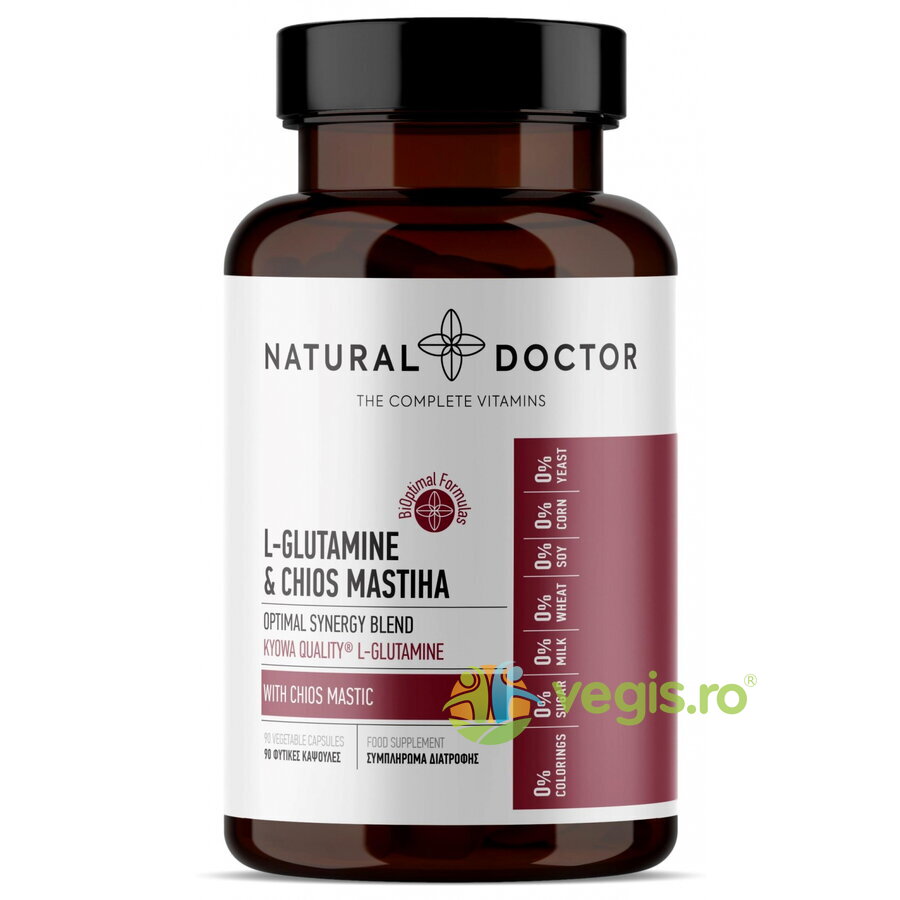 Oferte la L-Glutamine Chios Mastiha - Sanatatea Stomacului 90cps vegetale