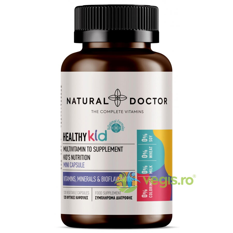 Oferte la Healthy Kid Multivitamin - Sanatatea Copiilor 120mini capsule