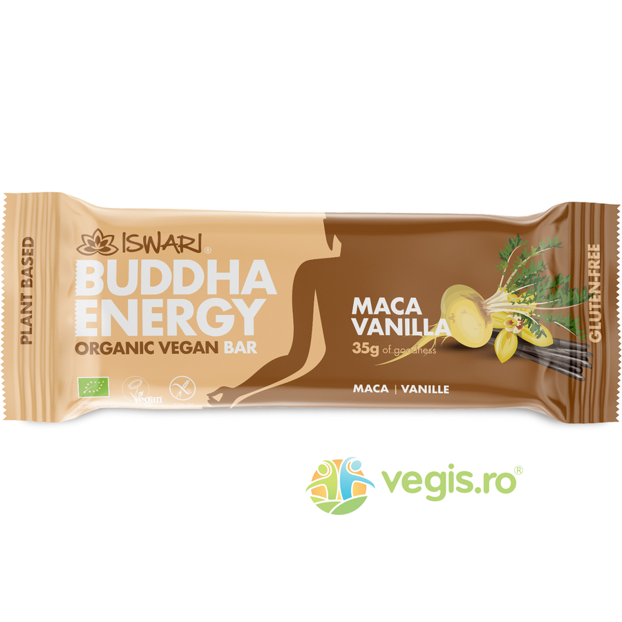 Oferte la Baton Energizant cu Maca si Vanilie fara Gluten Ecologic/Bio 35g