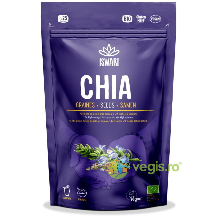 Oferte la Seminte de Chia fara Gluten Ecologice/Bio 250g