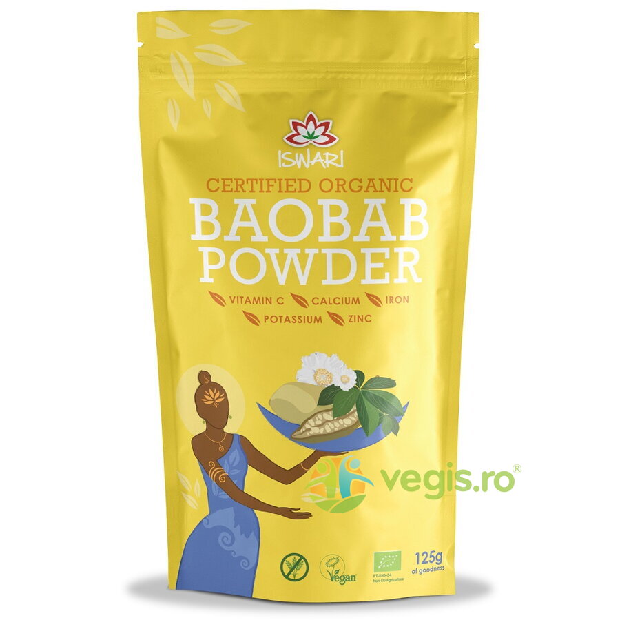Oferte la Pulbere de Baobab fara Gluten Ecologica/Bio 125g