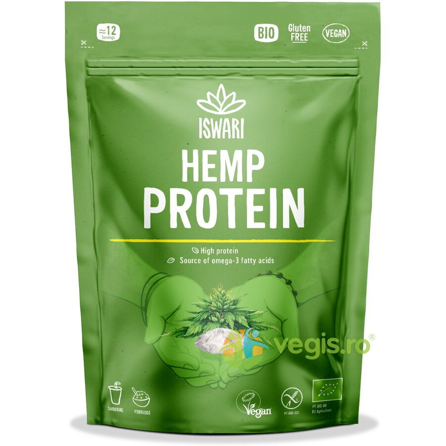 Oferte la Pulbere Proteica din Canepa fara Gluten Ecologica/Bio 250g