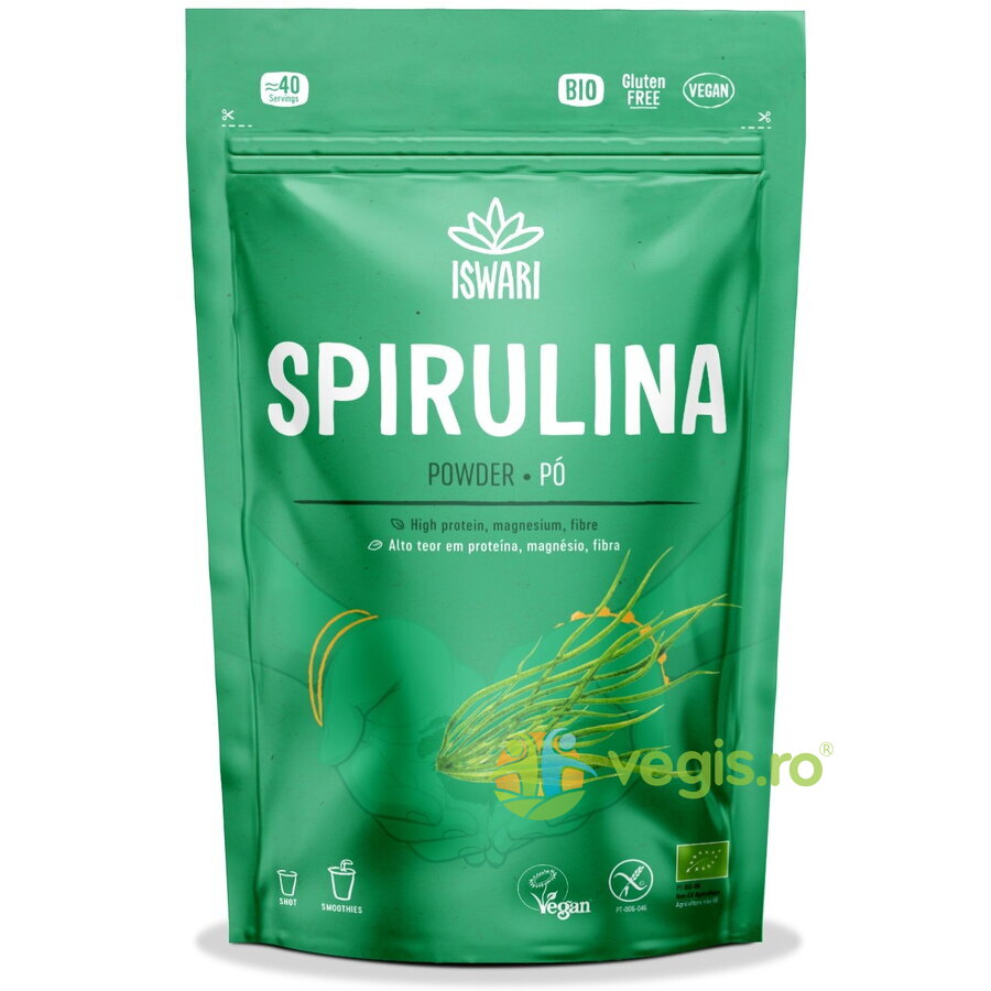 Oferte la Spirulina Pulbere fara Gluten Ecologica/Bio 125g