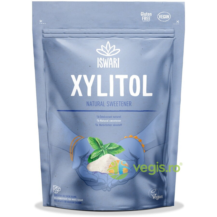 Oferte la Indulcitor Natural Xylitol (Xilitol) fara Gluten 250g