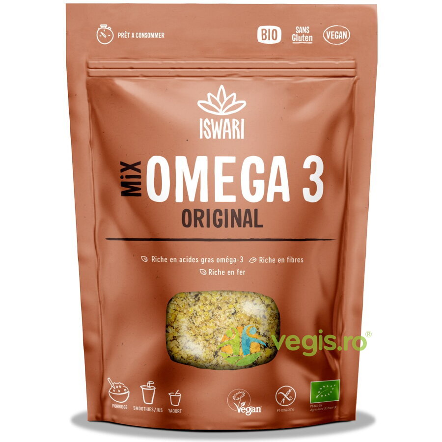 Oferte la Mix Omega3 cu Seminte de In si Chia fara Gluten Ecologic/Bio 200g