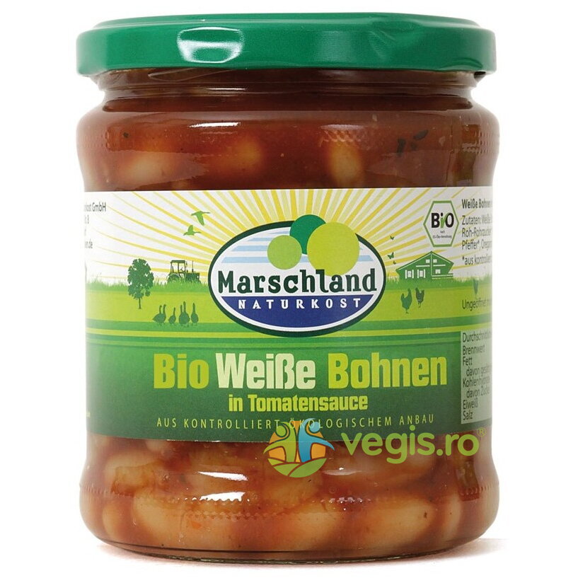 Oferte la Fasole Alba in Sos de Rosii Ecologica/Bio 350g