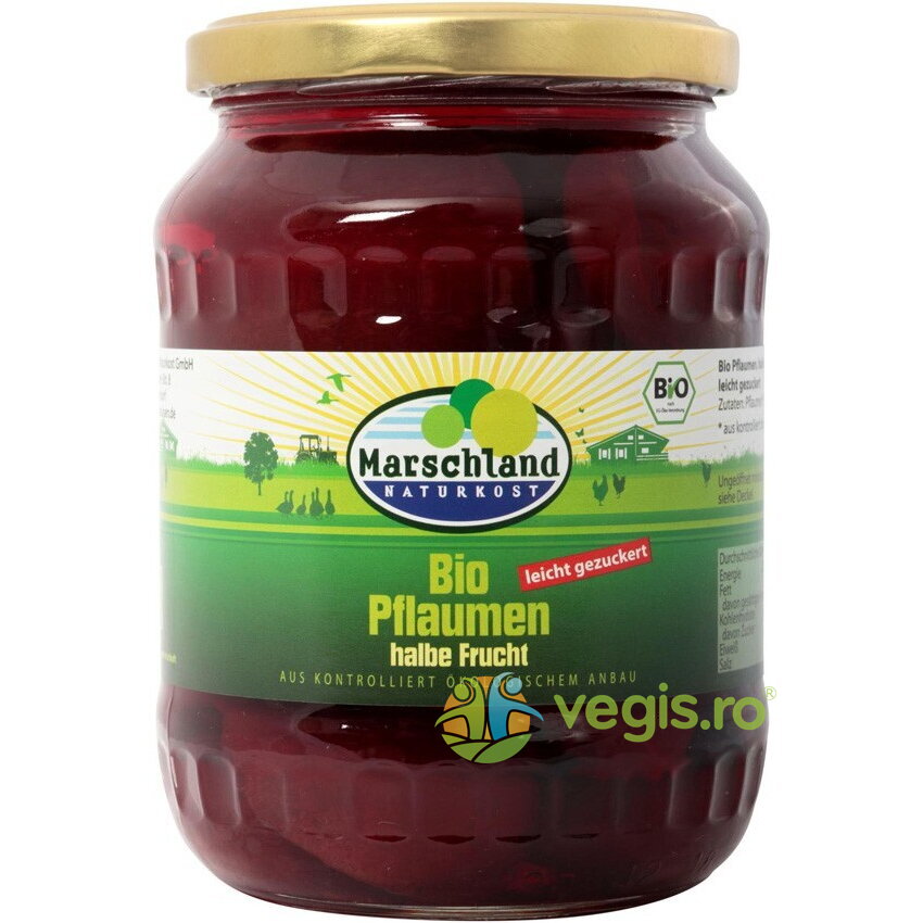 Oferte la Compot de Prune Jumatati Ecologic/Bio 680g