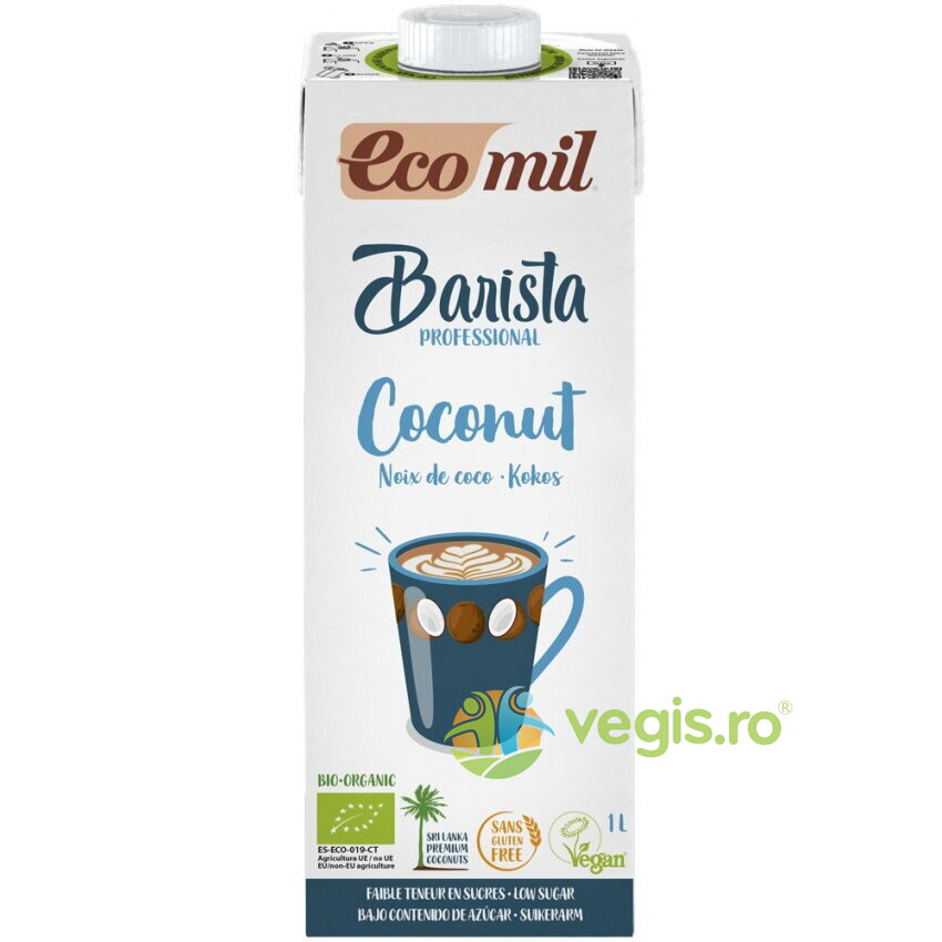 Oferte la Barista Bautura Vegetala de Cocos pentru Cafea fara Gluten Ecologica/Bio 1L