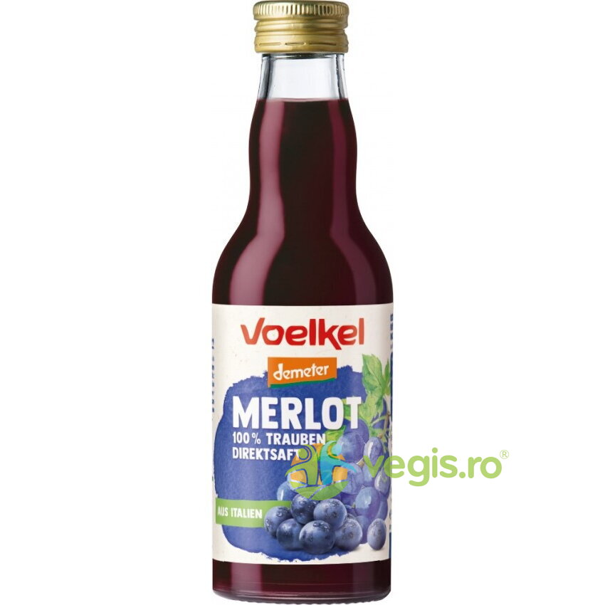 Oferte la Suc de Struguri Rosii Merlot Ecologic/Bio 200ml