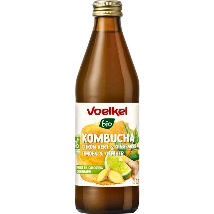 Oferte la Bautura Kombucha cu Limete si Ghimbir Ecologica/Bio 750ml