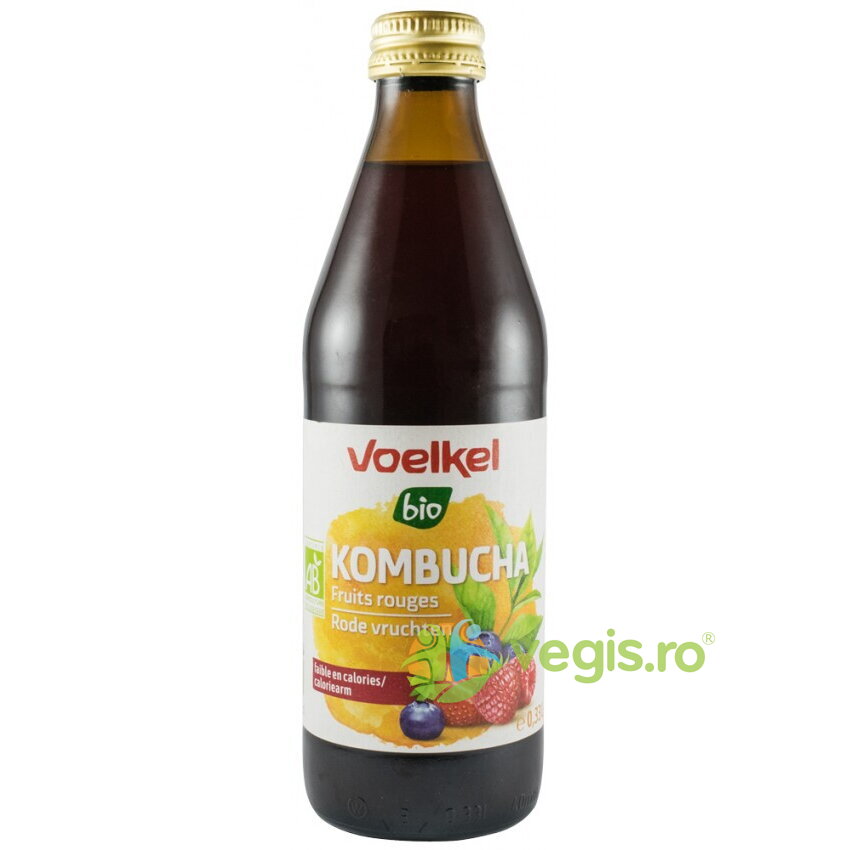 Oferte la Bautura Kombucha cu Fructe Rosii Ecologica/Bio 330ml