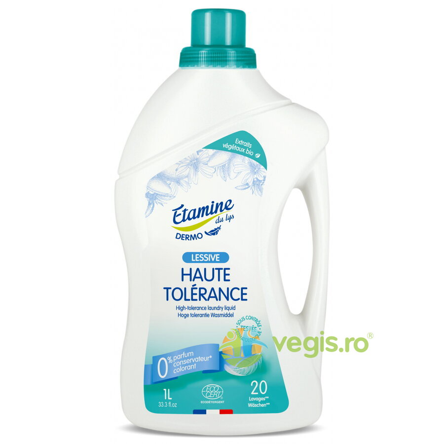 Oferte la Detergent pentru Rufe Albe si Colorate Toleranta Ridicata la Piele cu Apa Florala de Nalba 1L