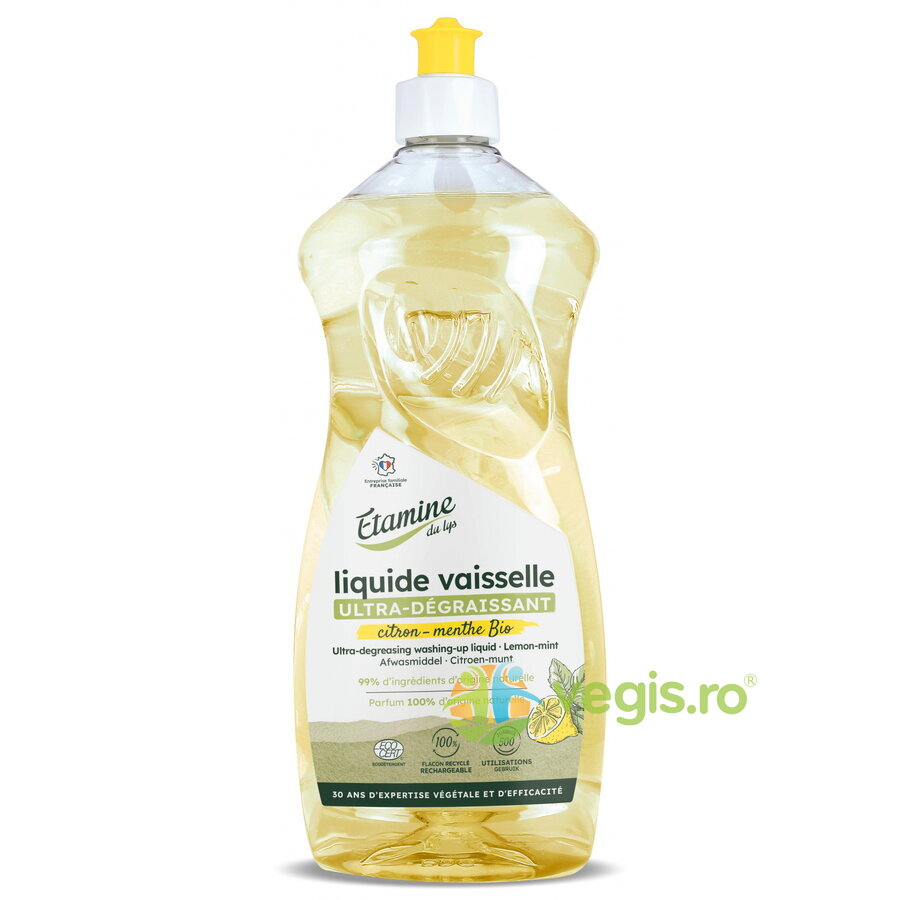 Oferte la Detergent Eco Ultra Degresant pentru Vase cu Parfum de Menta si Lamaie 1L