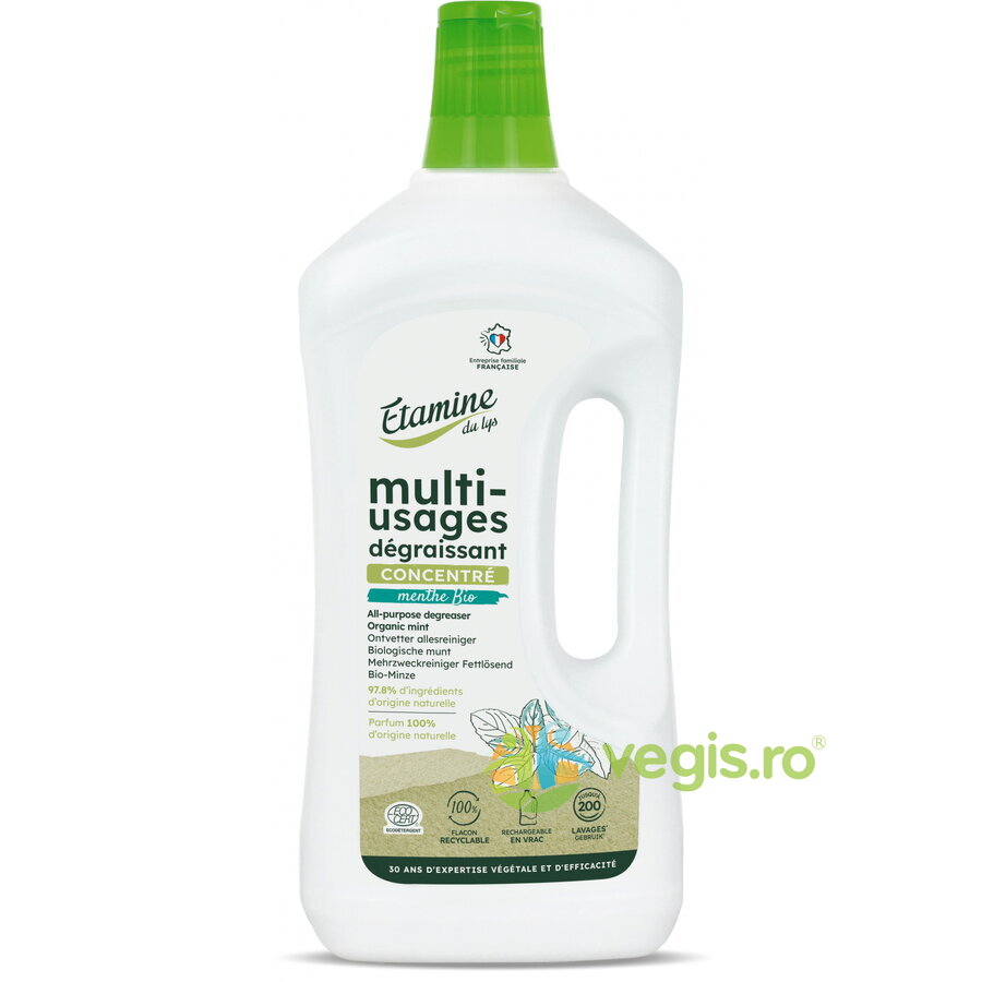 Oferte la Detergent Multifunctional Eco pentru Pardoseli cu Parfum de Menta 1L