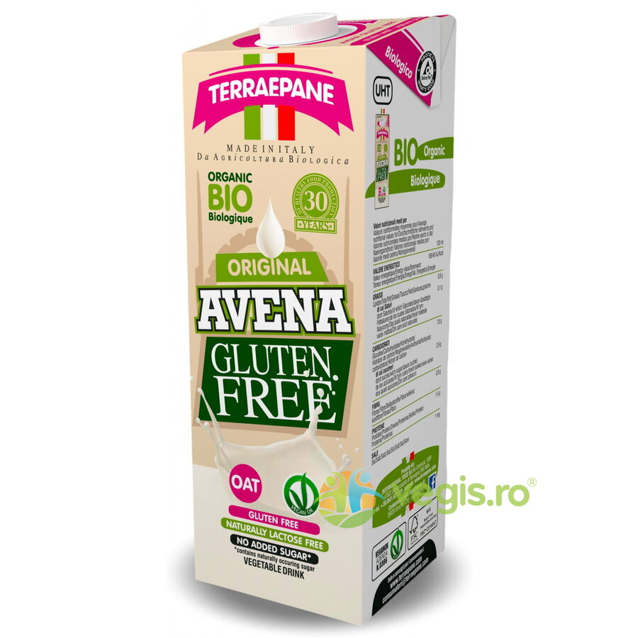 Oferte la Bautura Vegetala din Ovaz fara Gluten Ecologica/Bio 1L