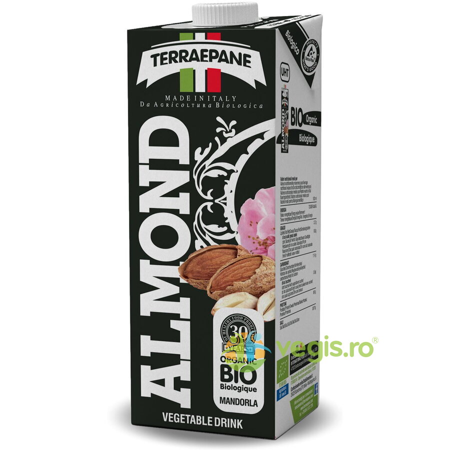 Oferte la Bautura Vegetala din 8% Migdale Siciliene si Sirop de Agave fara Zahar Ecologic/Bio 1L
