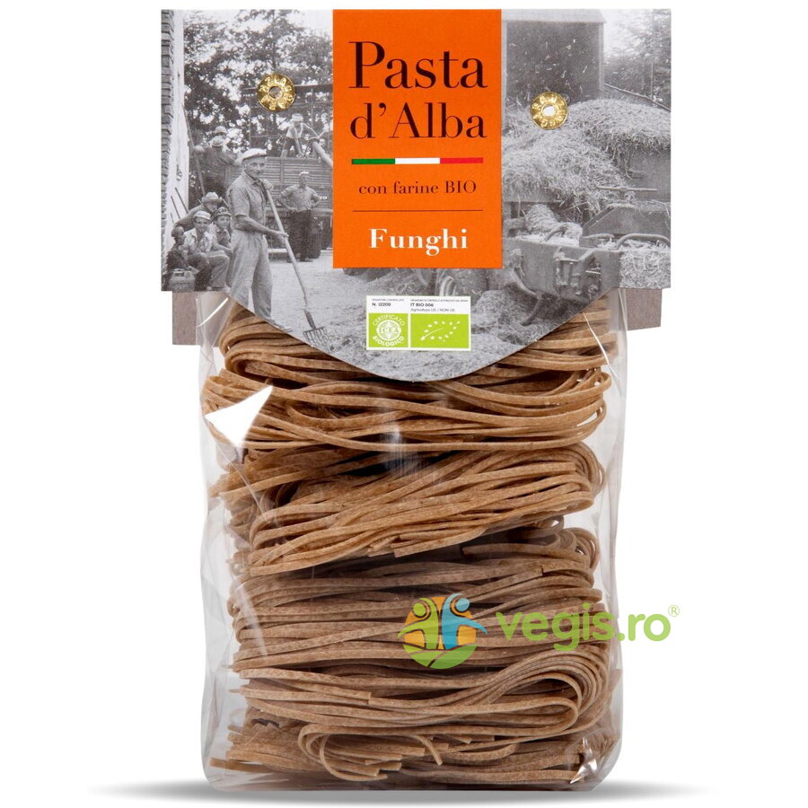 Oferte la Paste Tagliolini din Grau Dur si Ciuperci Ecologice/Bio 250g