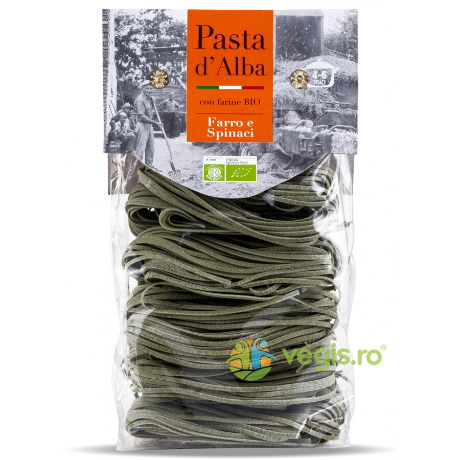 Oferte la Paste Tagliolini din Spelta si Spanac Ecologice/Bio 250g