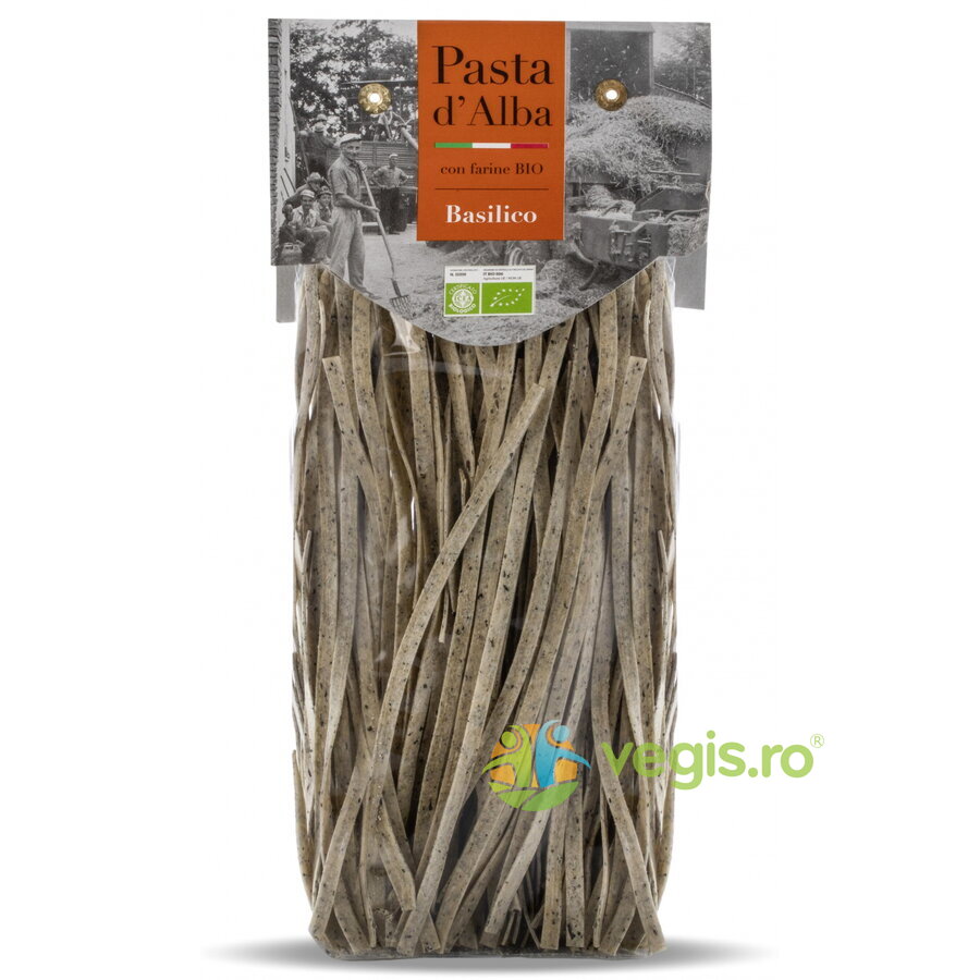 Oferte la Paste Tagliatelle din Grau Dur si Busuioc Ecologice/Bio 250g
