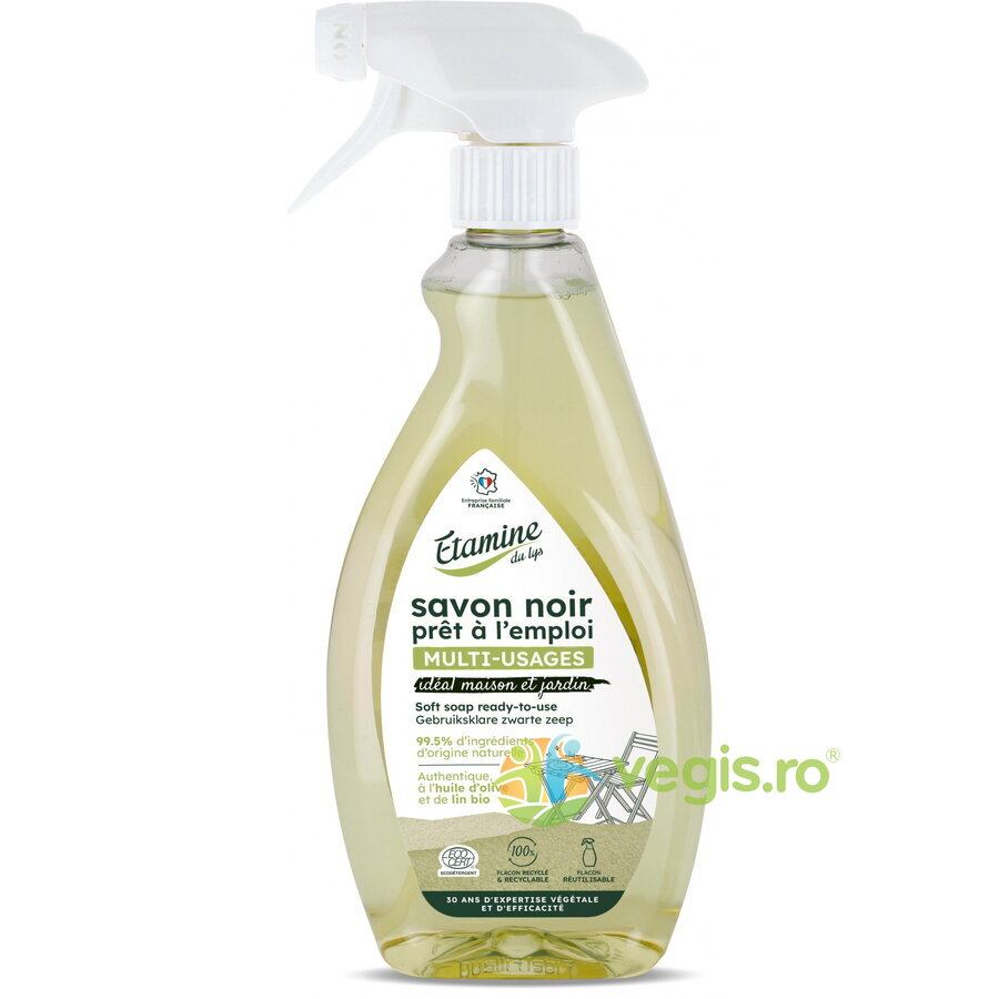 Oferte la Detergent Spray Multifunctional pentru Casa si Gradina cu Sapun Negru, fara Parfum Eco 500ml
