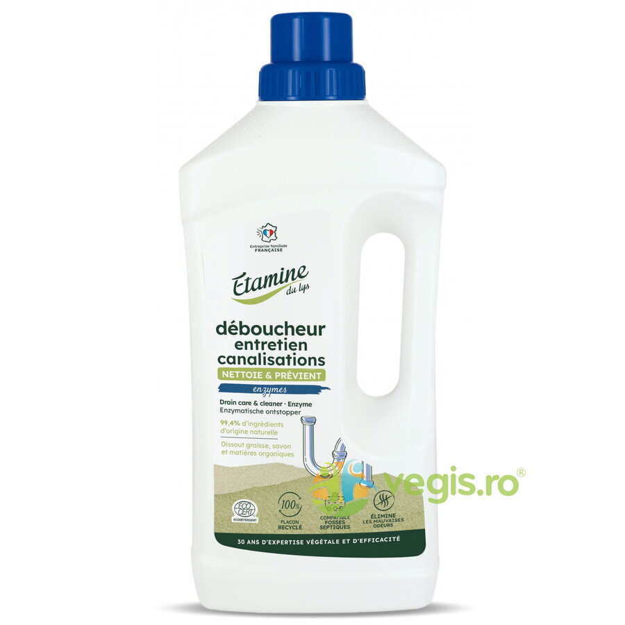 Oferte la Solutie Intretinere si Desfundare Tevi fara Parfum, Eco 1L