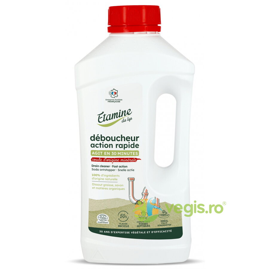 Oferte la Solutie cu Actiune Rapida pentru Desfundare Tevi, fara Parfum Eco 1L