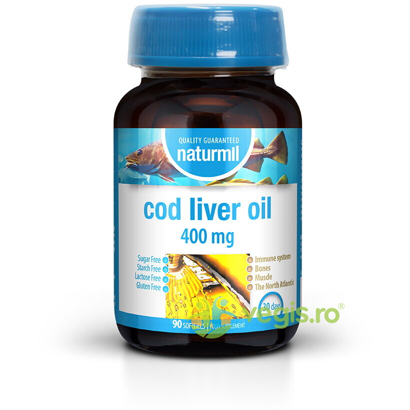 Oferte la Cod Liver Oil 400mg 90cps