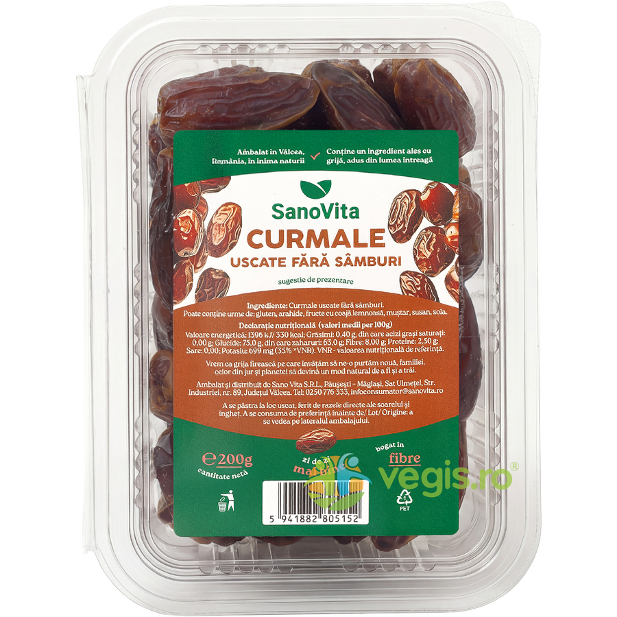 Oferte la Curmale Uscate fara Samburi 200g