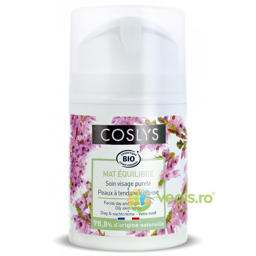 Oferte la Crema Matifianta de Zi si de Noapte pentru Ten Gras cu Salvie si Iedera Bio 50ml
