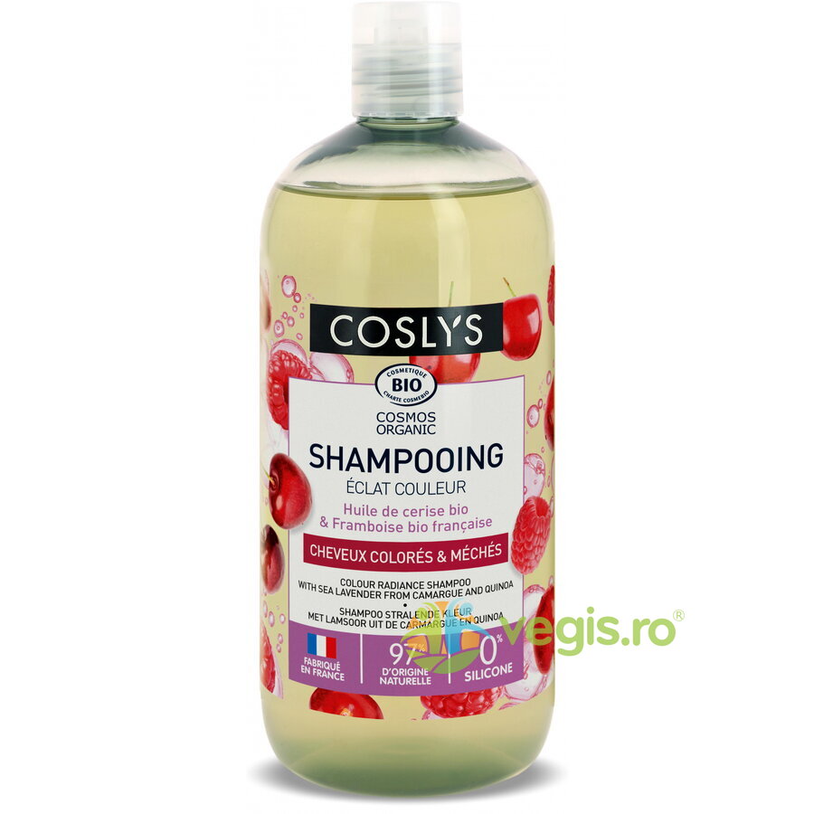 Oferte la Sampon pentru Ingrijire Par Vopsit cu Ulei de Cirese si Otet de Zmeura Bio 500ml