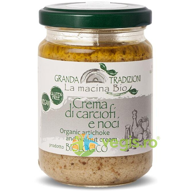 Oferte la Crema din Anghinare si Nuci fara Gluten Ecologica/Bio 130g