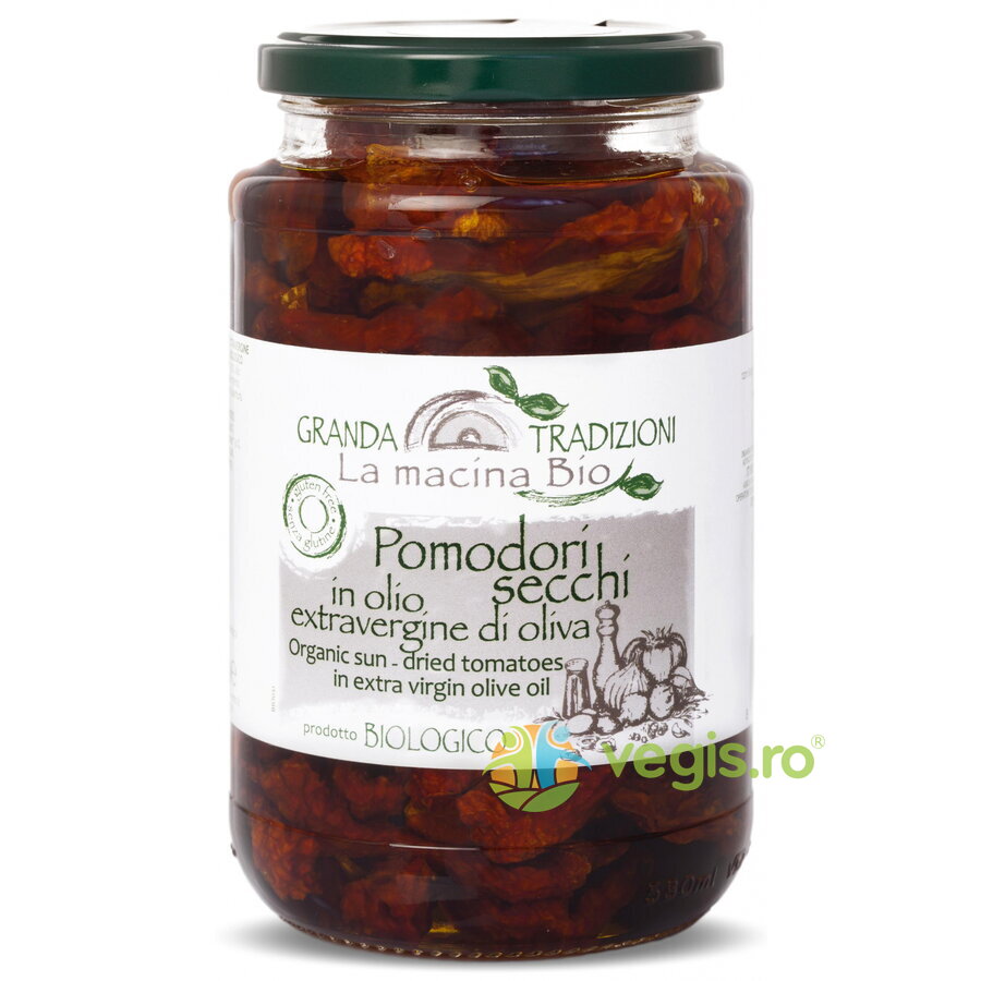 Oferte la Rosii Uscate in Ulei de Masline fara Gluten Ecologice/Bio 500g