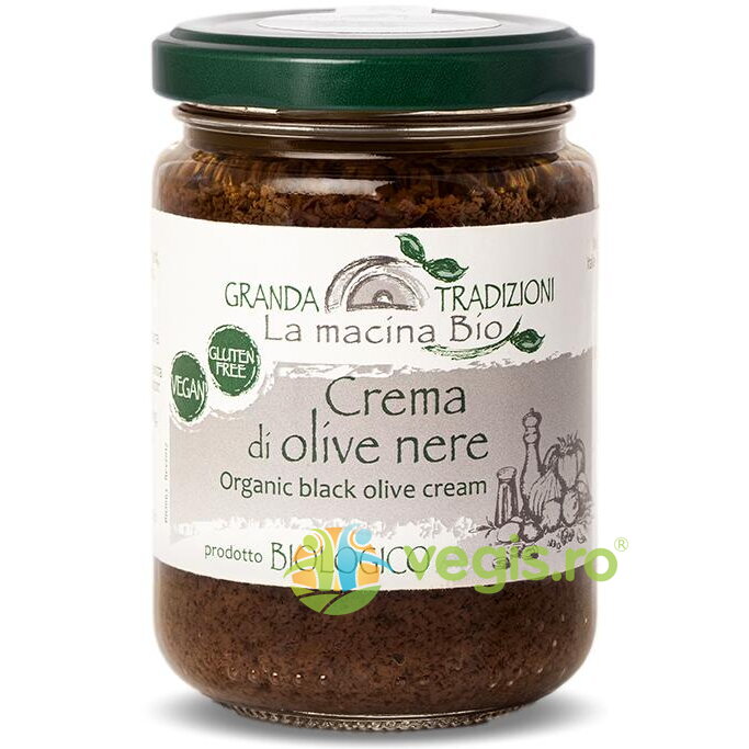 Oferte la Crema din Masline Negre fara Gluten Ecologica/Bio 130g