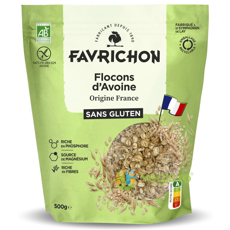 Oferte la Fulgi de Ovaz fara Gluten Ecologici/Bio 500g