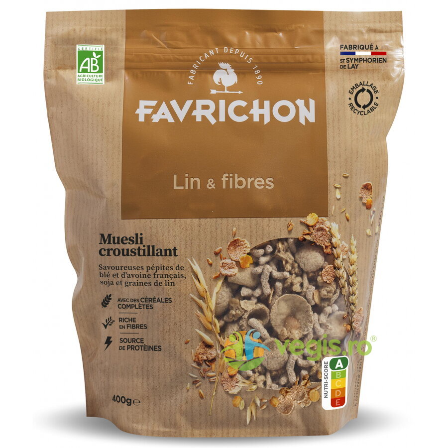 Oferte la Mix de Cereale cu Fibre din In si Scortisoara Ecologic/Bio 400g