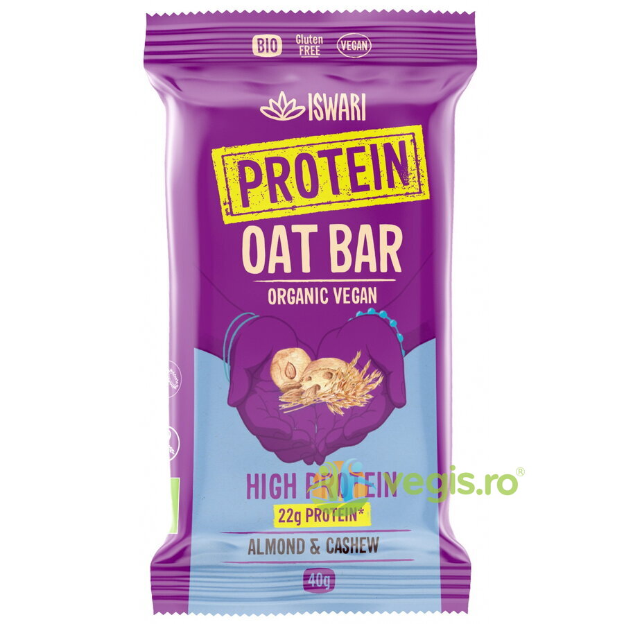 Oferte la Baton Proteic din Ovaz, Migdale si Caju fara Gluten Ecologic/Bio 40g