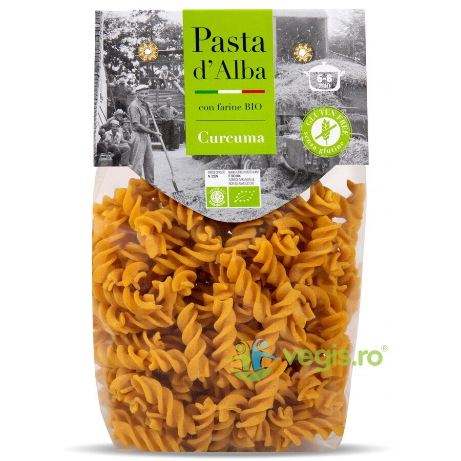 Oferte la Paste Fusilli din Orez si Turmeric fara Gluten Ecologice/Bio 250g