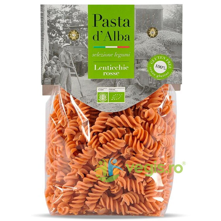 Oferte la Paste Fusilli din Linte Rosie fara Gluten Ecologice/Bio 250g