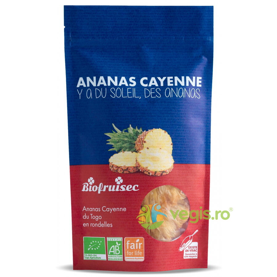 Oferte la Ananas Rondele Selectie Cayenne din Togo Ecologic/Bio 100g