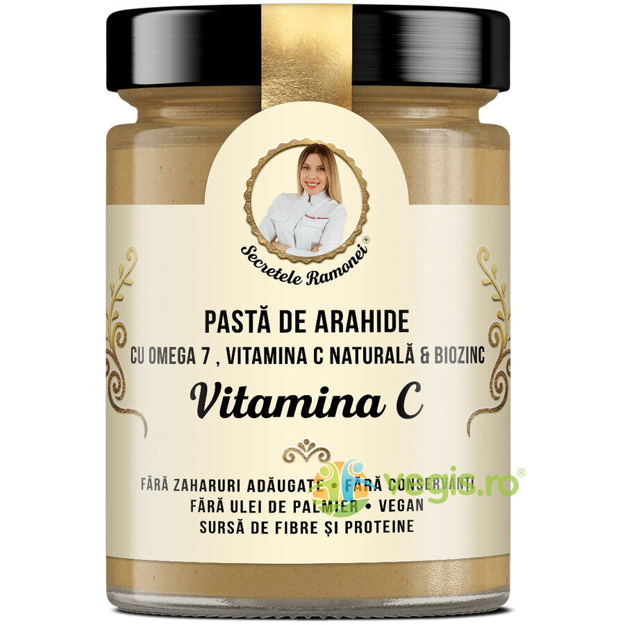Oferte la Pasta de Arahide cu Omega 7, Vitamina C Naturala si Biozinc Secretele Ramonei 350g
