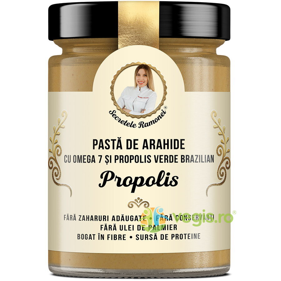 Oferte la Pasta de Arahide cu Omega7 si Propolis Verde Brazilian Secretele Ramonei 350g